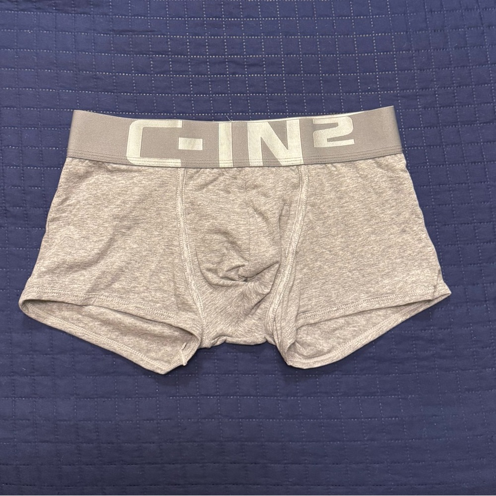 Men’s Gray Trunks. Cotton. Medium. New.
